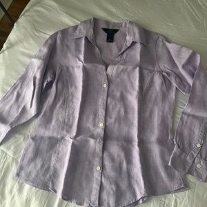Brooks Brothers "346" Linen Blouse